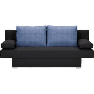 Carryhome ROZKLÁDACÍ POHOVKA, textil, modrá, černá obraz