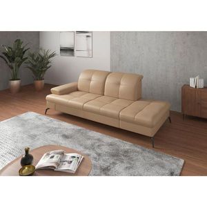 Sit & More LENOŠKA, textil, kůže, cappuccino obraz