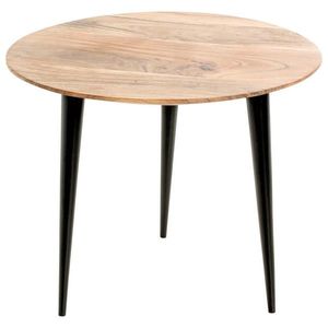 ODKLÁDACÍ STOLEK, akácie, černá, barvy akácie obraz