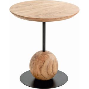 ODKLÁDACÍ STOLEK, akácie, černá, barvy akácie obraz