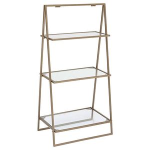 Landscape REGÁL, barvy zlata, čiré, železo, 45/90, 5/30 cm obraz