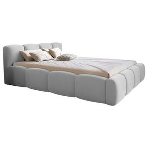 Carryhome ČALOUNĚNÁ POSTEL, 160/200 cm, bílá obraz