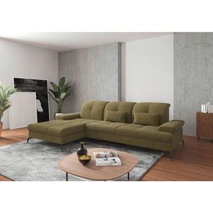 Sit & More ROHOVÁ SEDAČKA, textil, olivově zelená obraz