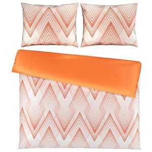 Novel OBOUSTRANNÉ POVLEČENÍ, satén, terracotta, 200/200 cm obraz