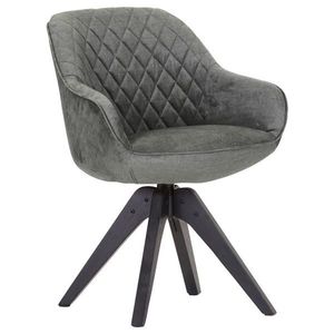 Landscape ŽIDLE S PODRUČKAMI, plochá tkanina, šedá, zelená obraz