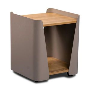 Xora ODKLÁDACÍ STOLEK, šedá, barvy dubu obraz