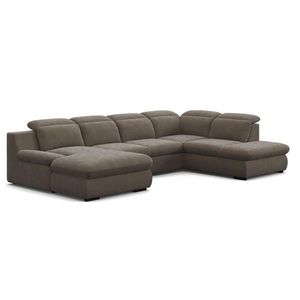 Welnova SEDACÍ SOUPRAVA, textil, šedá obraz