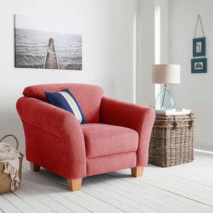 Sit & More KŘESLO, textil, červená obraz