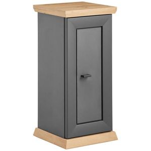 Hom`in STOJAN NA KVĚTINY antracitová, dub artisan obraz