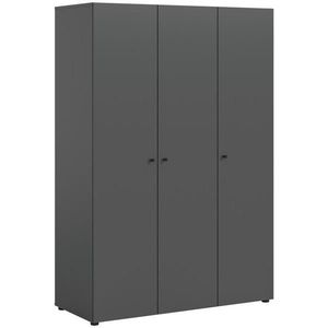 MID.YOU ŠATNÍ SKŘÍŇ S OTOČNÝMI DVEŘMI, antracitová, 120/176/51 cm obraz