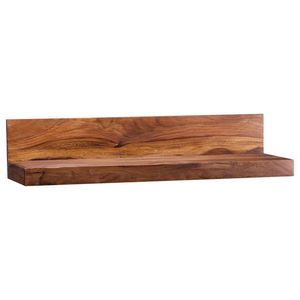 MID.YOU NÁSTĚNNÝ REGÁL, sheesham, barvy sheesham, 160/17/24 cm obraz