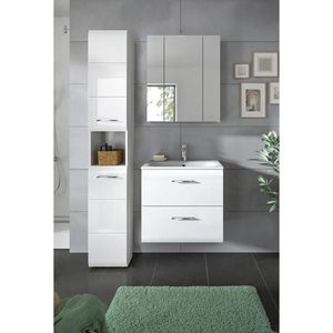 MID.YOU KOUPELNA bílá, vysoce lesklá bílá obraz