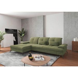 Sit & More ROHOVÁ SEDAČKA, textil, světle zelená obraz