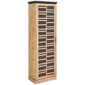 Xora SKŘÍŇ NA ODĚV, tmavě šedá, dub artisan, 63, 1/195, 2/38, 5 cm obraz