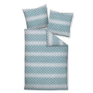 Janine POVLEČENÍ, makosatén, tyrkysová, 140/200 cm obraz