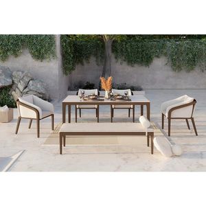 Ambia Garden ZAHRADNÍ SESTAVA kov, textil, kámen obraz