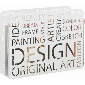 Xora STOJAN NA NOVINY, bílá obraz