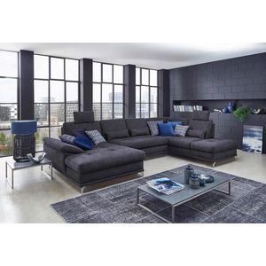 Sit & More SEDACÍ SOUPRAVA, textil, tmavě modrá obraz