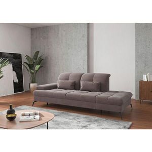 Sit & More LENOŠKA, textil, šedohnědá obraz