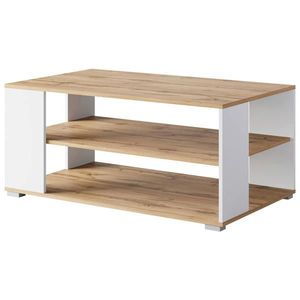 P & B KONFERENČNÍ STOLEK, bílá, dub wotan, kompozitní dřevo, 100/60/45 cm obraz