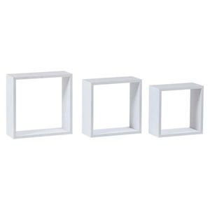 Carryhome SADA NÁSTĚNNÝCH REGÁLŮ, bílá obraz