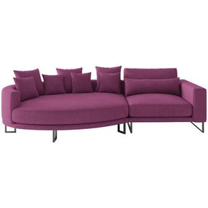 Livetastic POHOVKA BIG SOFA, textil, magenta obraz