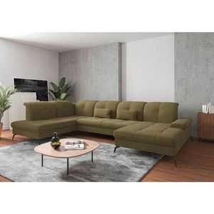 Sit & More SEDACÍ SOUPRAVA, textil, olivově zelená obraz