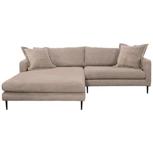 P & B ROHOVÁ SEDAČKA, textil, světle hnědá obraz