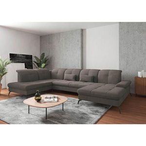 Sit & More SEDACÍ SOUPRAVA, textil, jílová barva obraz