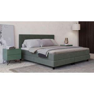 MID.YOU AMERICKÁ POSTEL, 140/200 cm, světle zelená obraz