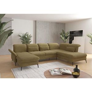 Sit & More SEDACÍ SOUPRAVA, textil, olivově zelená obraz