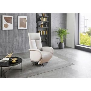 Sit & More RELAXAČNÍ KŘESLO, kůže, bílá obraz