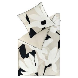 Musterring OBOUSTRANNÉ POVLEČENÍ, satén, krémová, černá, béžová, 155/220 cm obraz