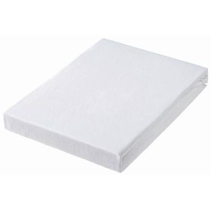 Novel ELASTICKÉ PROSTĚRADLO, žerzej, bílá, 140-160/200-220 cm obraz