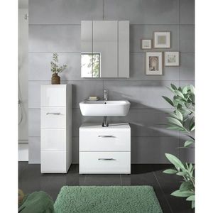 MID.YOU KOUPELNA bílá, vysoce lesklá bílá obraz