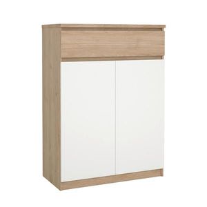 Livetastic BOTNÍK, bílá, barvy dubu, 80, 4/111, 3/40 cm obraz