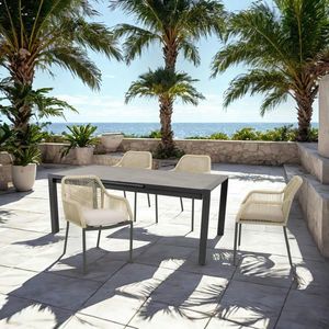 Ambia Garden ZAHRADNÍ STŮL, kov, plast, 200-260/96/76 cm obraz