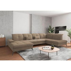 Sit & More SEDACÍ SOUPRAVA, textil, světle hnědá obraz