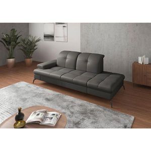 Sit & More LENOŠKA, textil, kůže, antracitová obraz