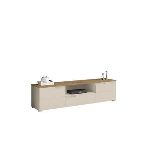 MID.YOU NÍZKÁ KOMODA, kašmírová, dub artisan, 165/42/40 cm obraz