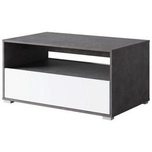 P & B KONFERENČNÍ STOLEK, antracitová, bílá, kompozitní dřevo, 90/45/55 cm obraz