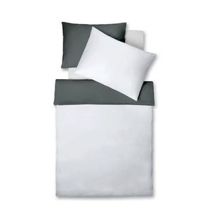 Fleuresse POVLEČENÍ, makosatén, šedá, světle šedá, 140/200 cm obraz