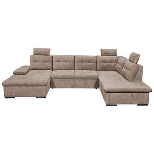 Livetastic SEDACÍ SOUPRAVA, textil, šedohnědá obraz