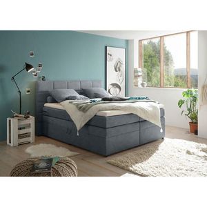 MID.YOU POSTEL BOXSPRING, 180/200 cm, antracitová obraz