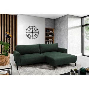 MID.YOU ROHOVÁ SEDAČKA, textil, tmavě zelená obraz