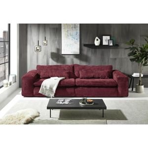 Livetastic POHOVKA BIG SOFA, textil, vínově červená obraz