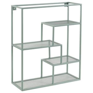 home24 NÁSTĚNNÝ REGÁL, zelená, 50/60/18 cm obraz