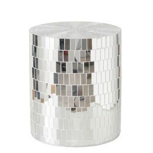 ODKLÁDACÍ STOLEK, barvy stříbra obraz