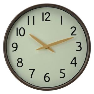Ambia Home NÁSTĚNNÉ HODINY hnědá 30 cm obraz