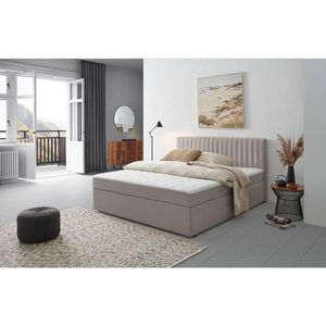 MID.YOU AMERICKÁ POSTEL, 160/200 cm, světle šedá obraz